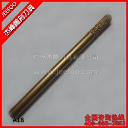 A18-6 * 6 * 20 CNC Engraving Emery Bit Burr para Pedra Mármore Granito
