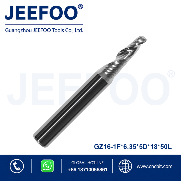 6.35x5°x18x50L Fresa cónica de uma aresta em carboneto de tungsténio