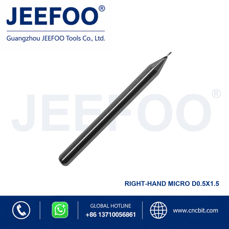 0.5x1.5 Right-Hand Small Diameter End Mill for Precision CNC Milling product image