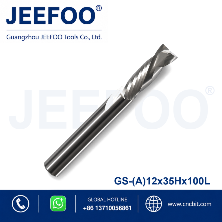 12x35x100L GS Compression Router Bits – Corte CNC limpo de contraplacado