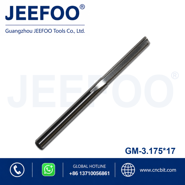 3.175x17 Carbide Tungsten Double Flute Straight Bit milling cutter cnc router bits product image
