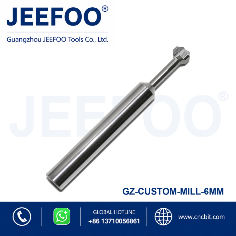 6mm Shank Nonstandard Forming End Mill for Custom CNC Profiles product image
